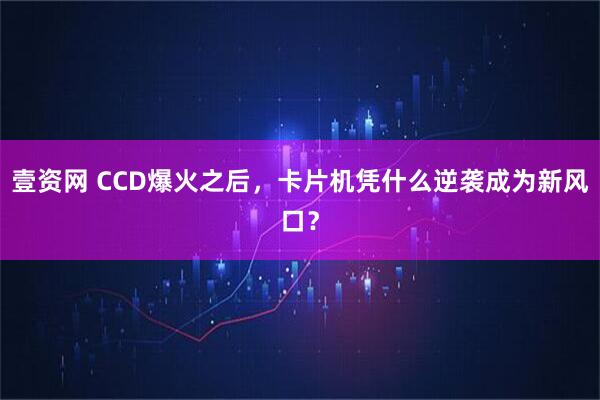 壹资网 CCD爆火之后，卡片机凭什么逆袭成为新风口？